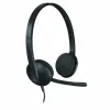 Austiņas ar Mikrofonu Logitech H340 Melns