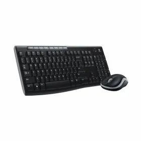 Keyboard and Optical Mouse Logitech MK270 Black Spanish QWERTY