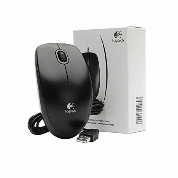 Мышь Logitech B100 Чёрный 800 dpi