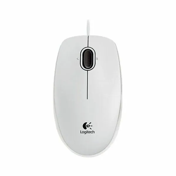 Optiskā pele Logitech B100 Balts 800 dpi (1 gb.)