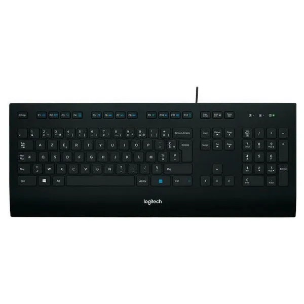 Klaviatūra Logitech K280E Melns Francūzis AZERTY