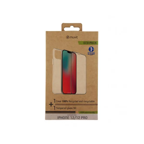 Mobiliojo telefono dėklas Muvit Skaidrus Išmanusis Telefonas Apple iPhone 12, 12 Pro