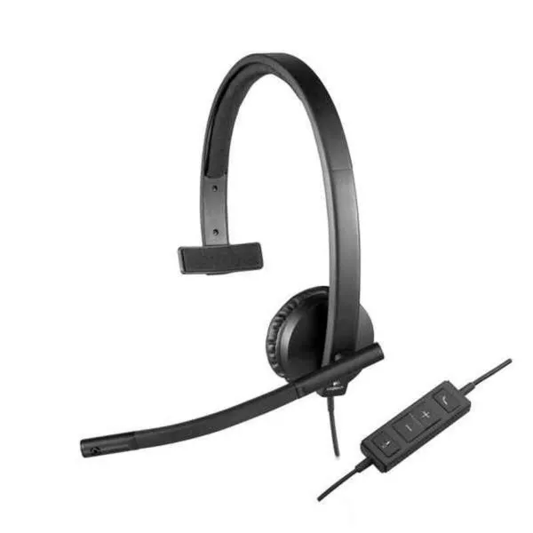 Austiņas ar Mikrofonu Logitech 981-000571 Melns