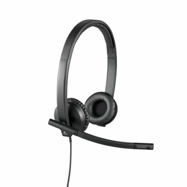 Ausinės su mikrofonu Logitech 981-000575 Juoda