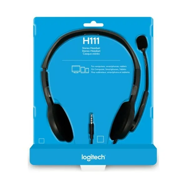 Austiņas ar Mikrofonu Logitech 981-000593 Pelēks