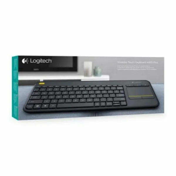 Klaviatūra Logitech K400 Plus Melns QWERTY
