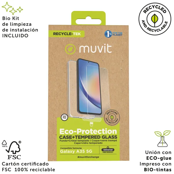 Mobilā Telefona Vāciņš un Aizsargierīce Muvit for Change Samsung Galaxy A35 5G Samsung Galaxy A34 5G