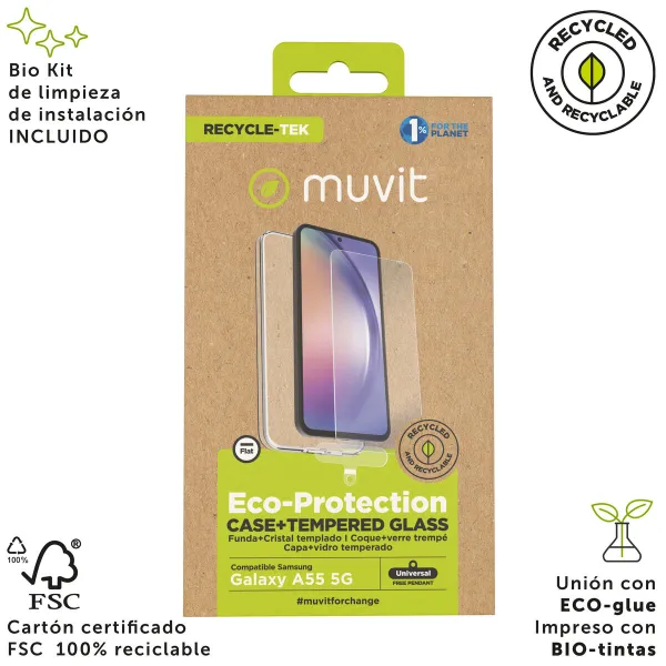Mobiliojo dėklas ir apsauga Muvit for Change Galaxy A55 5G Samsung Galaxy A56