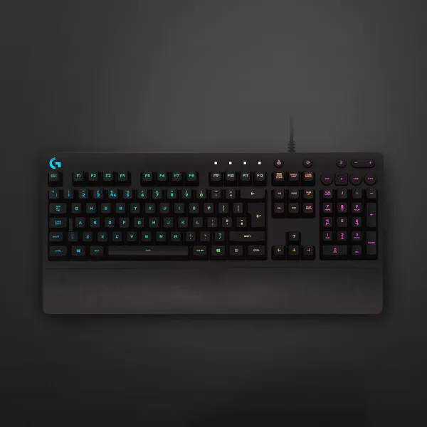 Gaming Keyboard Logitech 920-008093 Spanish Qwerty Black