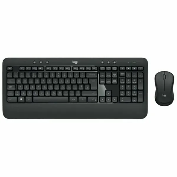 Keyboard and Mouse Logitech 920-008679 Italian QWERTY White Black