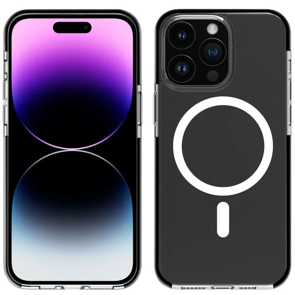 Mobiliojo telefono dėklas Muvit for Change iPhone 15 Pro Clear Magnetinis