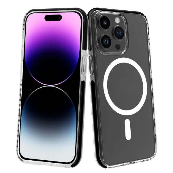 Mobiliojo telefono dėklas Muvit for Change iPhone 15 Pro Clear Magnetinis