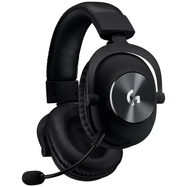 Austiņas ar Mikrofonu Logitech PRO X Gaming Headset Melns