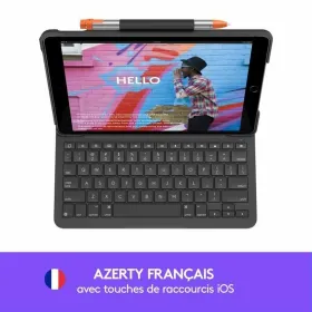 Planšetės dėklas Logitech Slim Folio Grafito AZERTY