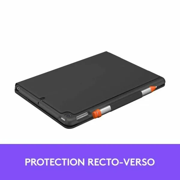 Planšetdatora Vāks Logitech Slim Folio Grafīts AZERTY