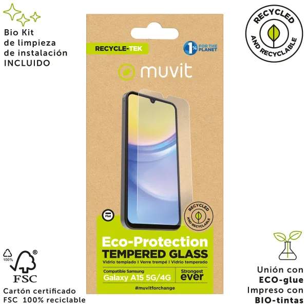 Mobiliojo telefono ekrano apsauga Muvit for Change Galaxy A15 4G/5G