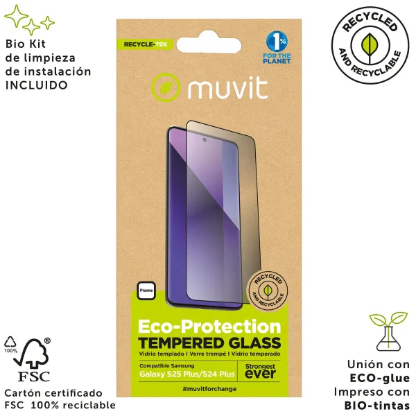 Matkapuhelimen näytönsuoja Muvit for Change Galaxy S25 Plus/S24 Plus