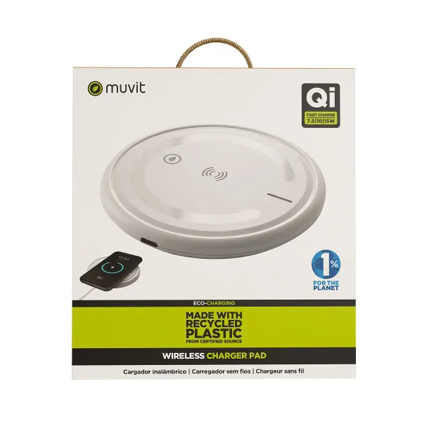 Belaidis kroviklis Muvit for Change W114-R WHITE Balta
