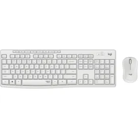 Keyboard Logitech 920-009823 White Spanish Qwerty QWERTY Qwerty UK