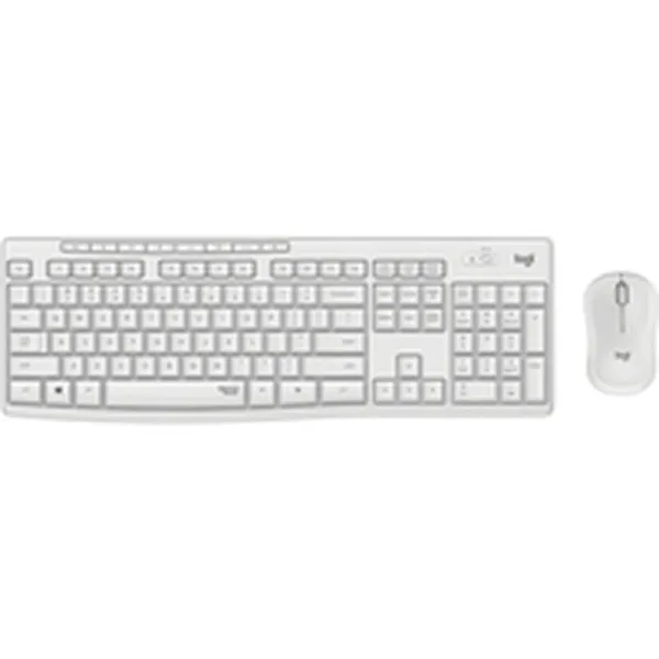 Keyboard Logitech 920-009823 White Spanish Qwerty QWERTY Qwerty UK