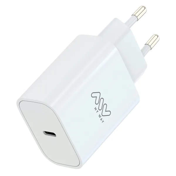 Sieninis įkroviklis Myway Balta 25 W