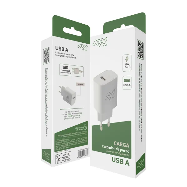 Seinalaadija Myway Valge 15 W