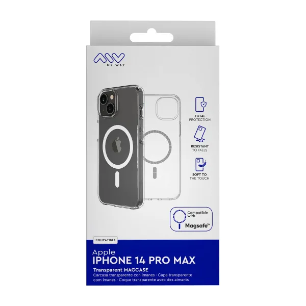 Чехол для мобильного телефона Myway iPhone 14 Pro Max Прозрачный Магнитный