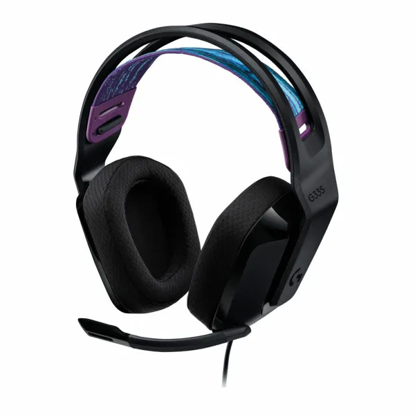 Kuulokkeet mikrofonilla Logitech 981-000978 Musta