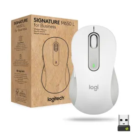 Bezvadu Pele Logitech Balts 4000 dpi