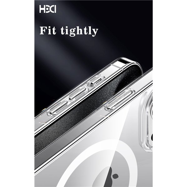 Dėklas HDD Clear MagSafe Case Apple iPhone 16 Pro Max skaidrus