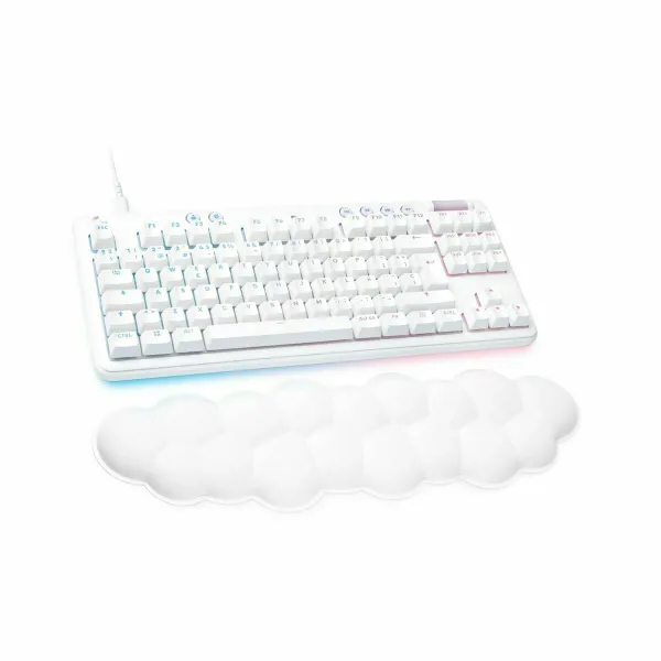 Klaviatūra Logitech 920-010414 Balts Spāņu Spāņu Qwerty QWERTY