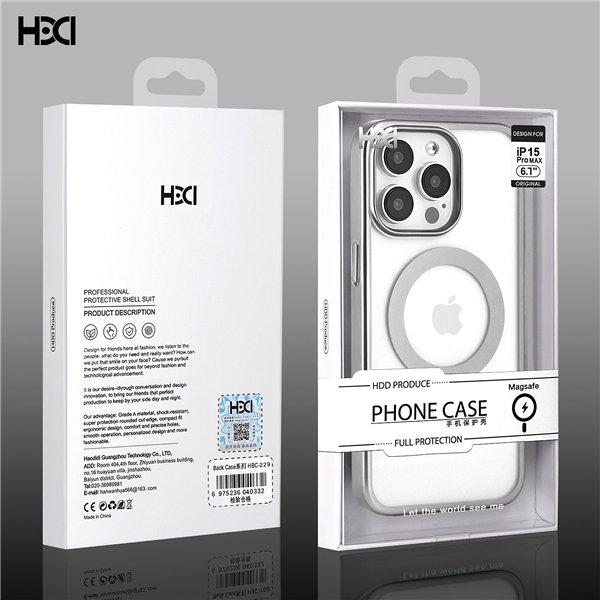 Dėklas HDD Electro MagSafe Case Apple iPhone 13 Pro Max pilkas
