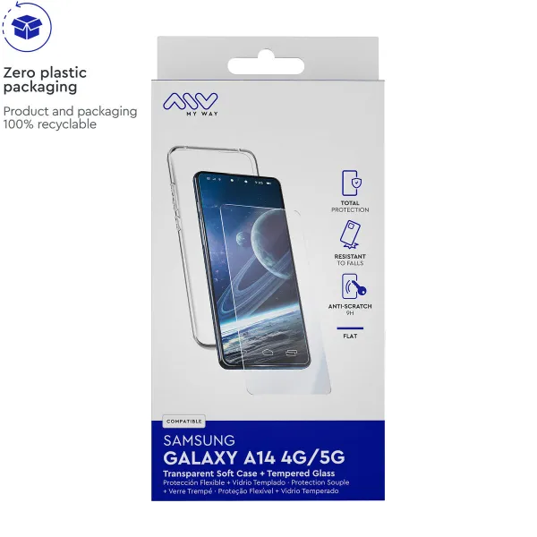 Mobiliojo dėklas ir apsauga Myway Galaxy A14 4G/5G Samsung Galaxy A14 5G