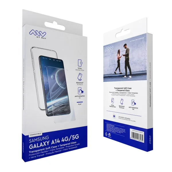 Mobiliojo dėklas ir apsauga Myway Galaxy A14 4G/5G Samsung Galaxy A14 5G