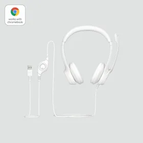 Kõrvaklapid Logitech H390 Valge