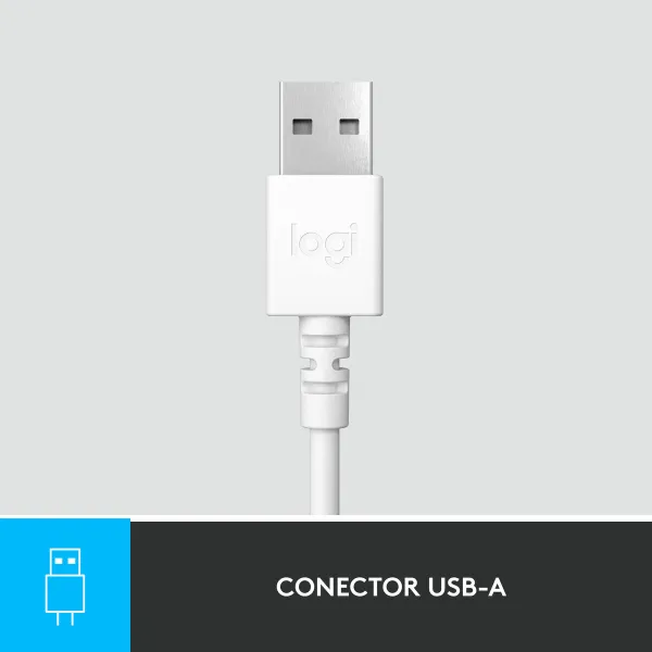 Kõrvaklapid Logitech H390 Valge