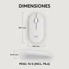 Mouse Logitech 910-007013 White 4000 dpi