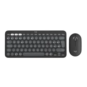 Klaviatūra un Pele Logitech Pebble 2 Combo Grafīts Spāņu Qwerty