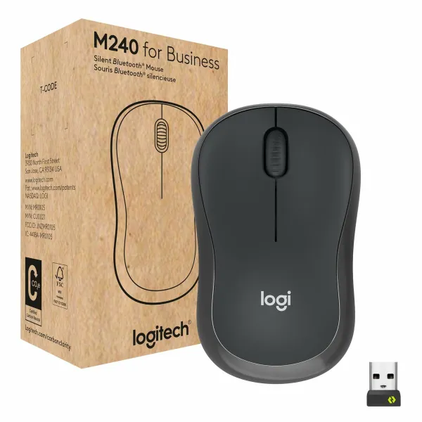 Bezvadu Pele Logitech M240 4000 dpi Grafīts