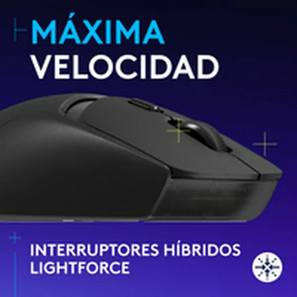 Pele Logitech G309 LIGHTSPEED Melns 25600 dpi