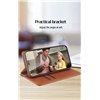 Dėklas HDD Magnetic Wallet Case Apple iPhone 11 rudas