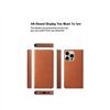 Dėklas HDD Magnetic Wallet Case Apple iPhone 11 rudas
