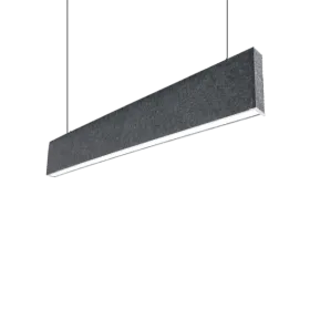 AKUSTINIS LED PROFILIS PAKABINAMAS S36 50W 4000K PILKAS