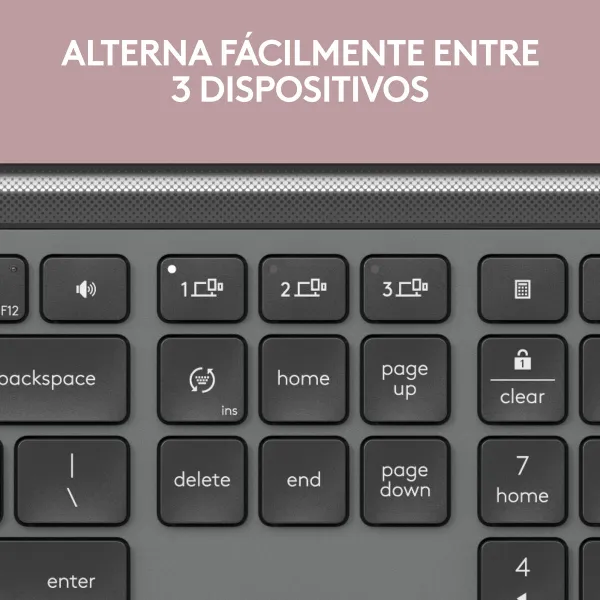 Wireless Keyboard Logitech 920-012455 Graphite QWERTY