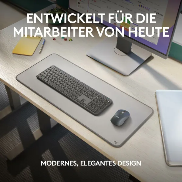 Keyboard and Mouse Logitech 920-012504 Graphite German QWERTZ