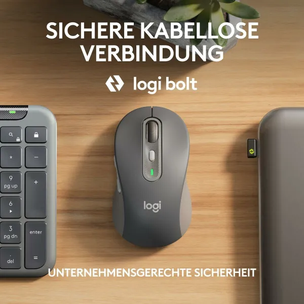 Keyboard and Mouse Logitech 920-012504 Graphite German QWERTZ