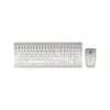 Tastatūra ar Spēļu Peli Cherry JD-0310ES Balts Spāņu Qwerty QWERTY