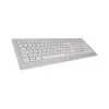 Tastatūra ar Spēļu Peli Cherry JD-0310ES Balts Spāņu Qwerty QWERTY