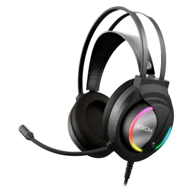 Pelikuulokkeet mikrofonilla Krom Kappa Musta RGB