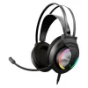 Austiņas ar Mikrofonu Spēlēm Krom Kappa Melns RGB